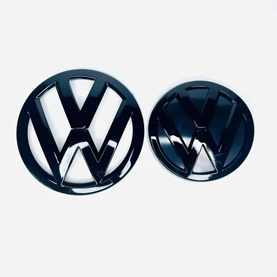 $58.99 • Buy New Glossy Black Front And Rear Emblem For VW MK7 GTI GOLF 7 Badge Logo Set 