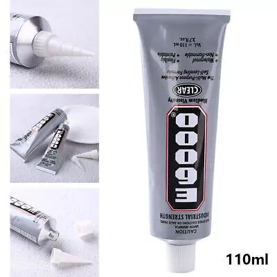 E6000 Glue 110ml Adhesives Multipurpose Gem Rhinestones Crafts Jewellry Brand • £7.89