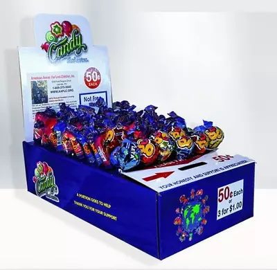 25 New Vending Route Display Honor Boxes Sells Candy & Lollipop Donation Charity • $299