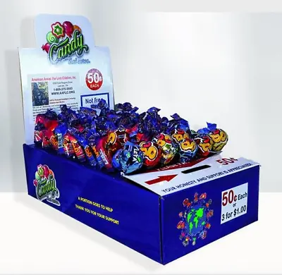 50 New Vending Route Display Honor Boxes Sells Candy & Lollipop Donation Charity • $449