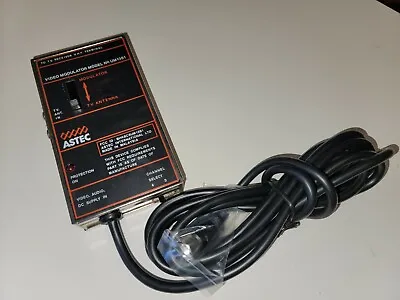 Vintage Video Modulator Model No. UM1381 Astec TV Reciever VHF Terminal  • $13
