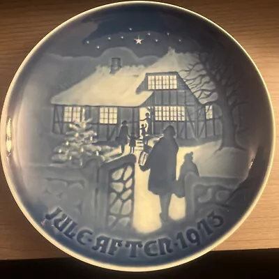 B&G Denmark Collectible Plate Country Christmas LTD ED.  JULE AFTER 1973 • $1.88