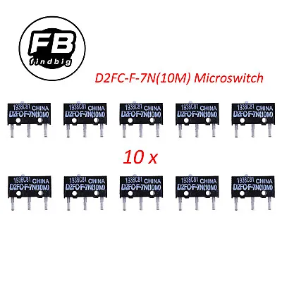 10PCS OMRON Mouse Micro Switch Microswitch D2FC-F-7N(10M) Mouse Button Fretting • $8.99