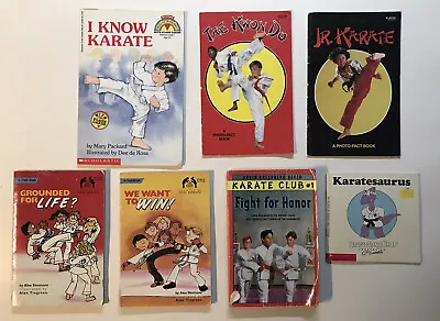 $8 • Buy 7 Childrens Martial Arts Karate Books  Paperback Stories TKD