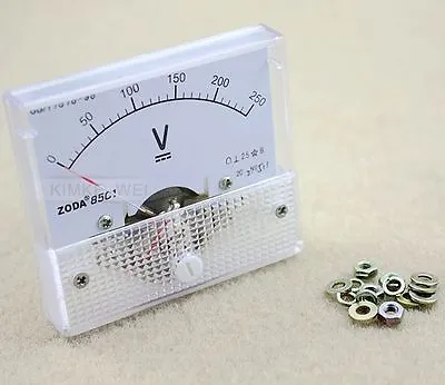 DC 0-250V Analog Volt Voltage Panel Meter Voltmeter Gauge • $4.25