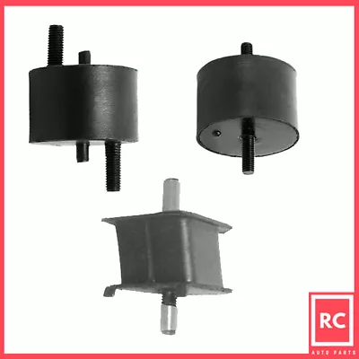 Motor & Trans Mount Set 3PCS : 90-93 Volvo 240 2.3L For Auto W/ Air Conditioning • $24.95