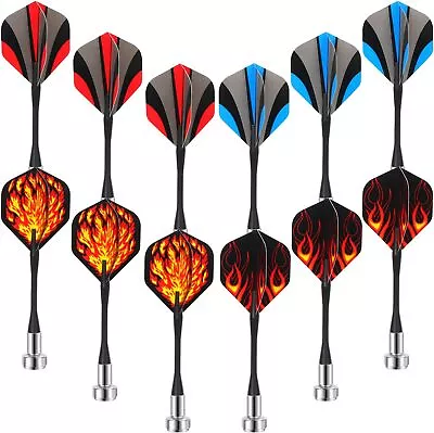 12PCS Magnetic Darts - Replacement Safety Plastic Dart Board Multicolor  • $25.88