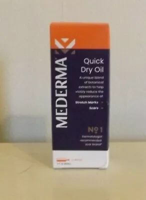 Mederma Quick Dry Oil For Scars Dry Skin & Stretch Marks 2 Oz New • $12.95