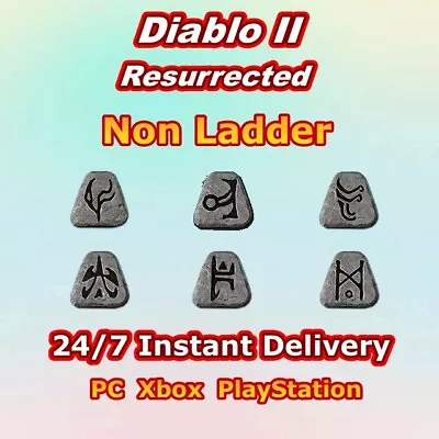 Ber Jah Lo Ist Ohm Vex Sur ⭐ Non-Ladder Diablo II Resurrected D2R Runes Softcore • $1.50