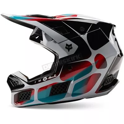 Fox Black/White V3 RS Syz Helmet - 30437-018-M • $405.97