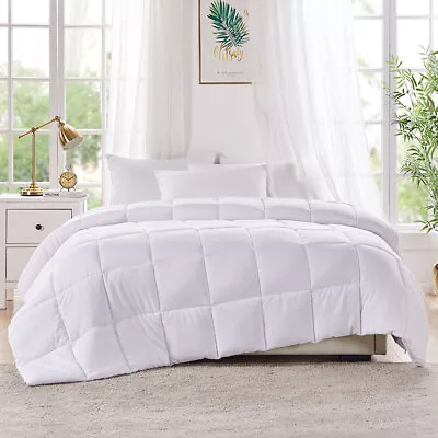 $53.99 • Buy DreamZ Microfiber Bamboo Quilt Summer Winter Microfibre Doona 200/400/700GSM