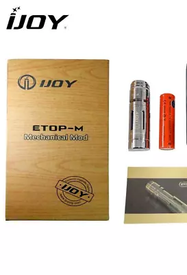 I Joy Etop M Mechanic Mod Vape E Cig Ijoy(free Battery + Tank Included) • £12.99