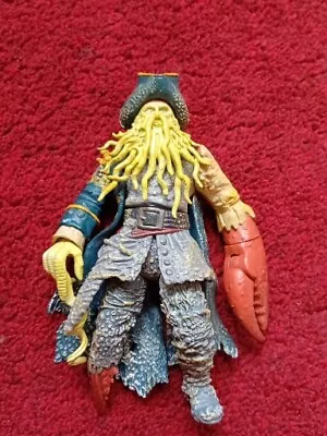 Pirates Of The Caribbean Davy Jones 7  Figure By Zizzle  Good Condition (E1) • £9.99