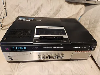 SANYO VTC 9300p 93- Rare Retro Beta Tape Betacord Player Recorder Vintage 1979 • $450