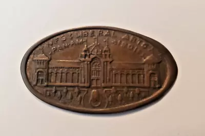 Elongated Cent Liberal Arts Building Armour Canned Meats 1901 Pan-American Expo • $10