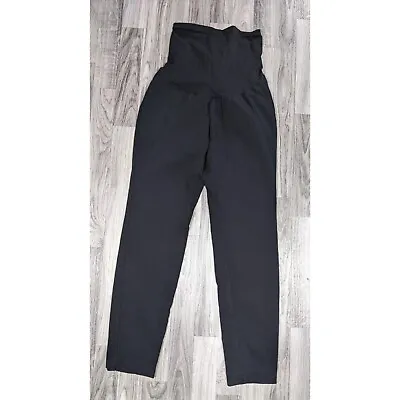 Motherhood Maternity Womens Size Medium Black Stretch Full Panel Dress Pants • $14.41