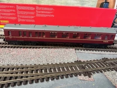 00 BACHMANN 60' Collett 2nd Brake Maroon Coach W1657W 34-175 • £16.95