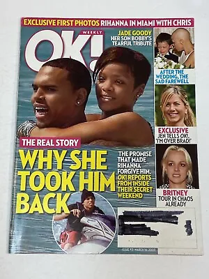 OK Weekly Magazine March 16 2009 Rihanna Chris Brown Jade Goody Britney Spears • £8.03