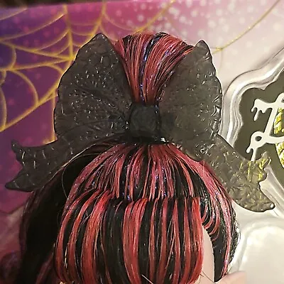 Monster High G3 Draculaura Black Bow Hair Accessory Monster Ball 2023 • $4.99