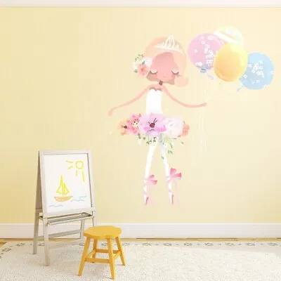 Pretty Ballet Dancer Wall Sticker WS-50589 • £11.98