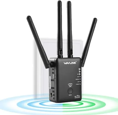 $78.89 • Buy WiFi Range Extender AC1200 Wireless Router Access Point Signal Extender Booster