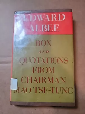 Edward Albee / Box And Quotations From Chairman Mao Tse-Tung Signed 1st Ed 1969 • £16.06