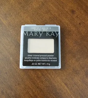 New Mary Kay Sheer Mineral Pressed Powder Foundation IVORY 2 HTF NIP 0.32 Oz • $26
