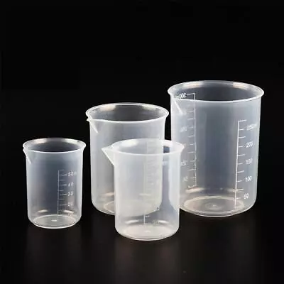 25-500ml Small Measuring Cup Transparent Jug Tool Kitchen Beaker Plastic G1U7 • $1.84