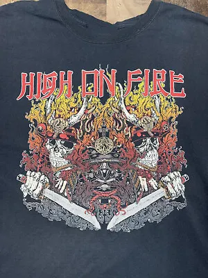 VINTAGE HIGH ON FIRE T-shirt For Men Women Tee Size All Size S-5XL • $19.91