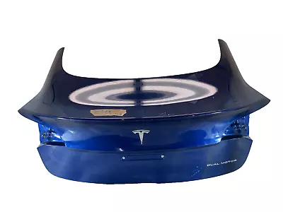 2017-2020 Tesla Model 3 M3 Rear Trunk Deck Lid Shell Panel Assembly Blue - PPSB • $1000.11