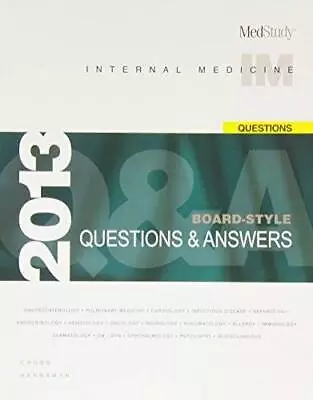 MedStudy Internal Medicine Board-Style Questions  Answers Package - GOOD • $6.81