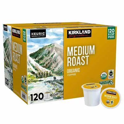 Kirkland Signature Coffee Organic Summit Medium Roast K-Cup Pod 120-Count • $27.99