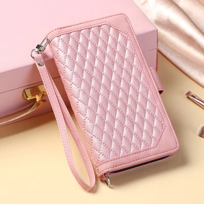 $19.99 • Buy For IPhone 15 14 13 12 11 Pro Max 8/7 Plus Zipper Case Leather Wallet Flip Cover