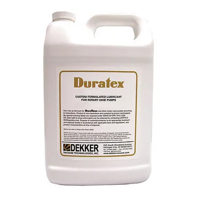 Dekker Vacuum Technologies 5210-0010-001 Vacuum Pump Oil 1 Gal Can80 Sae • $130.99