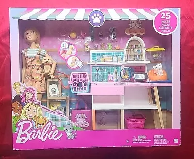 Barbie Doll And Pet Boutique Playset 25 Pieces! New In Box Free Shipping! • $16.79