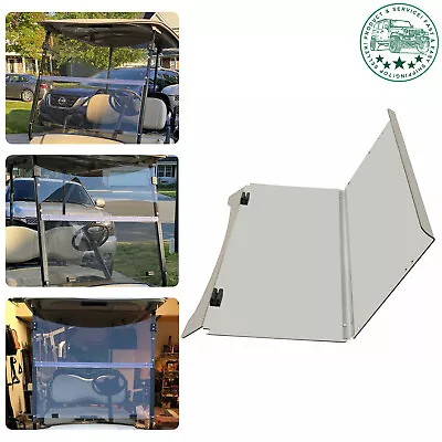 Foldable Tinted Golf Cart Acrylic Windshield For Yamaha G29 Drive 2007-2016 • $74