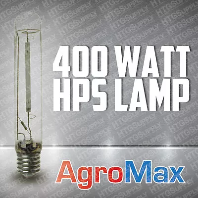 400 Watt HPS Bulb 400w Lamp HIGH PRESSURE SODIUM W GROW • $19.95