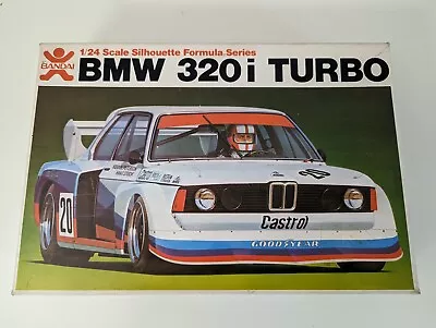 BANDAI 1:24 BMW320i TURBO - 38104 ~ COMPLETE & UNBUILT MODEL KIT ~ 1978 • £11.16