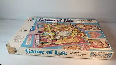 Game Of Life Board Game MB Games 1978 Vintage 100% Complete • £9.99