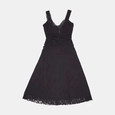 Mexx A-line Dress / Size M / Knee Length / Womens / Black / Nylon • £13.20