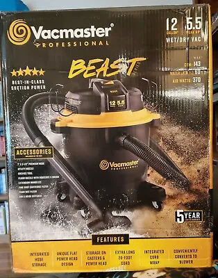 $120 • Buy Vacmaster Professional VJH1612PF Beast Series Wet/Dry Vacuum