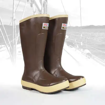 £69.99 • Buy XTRATUF Men's 15  Legacy Brown Deck Sailing Boots 22293G