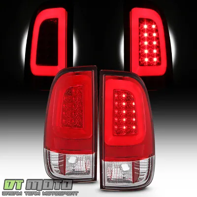 NEW Red 1997-2003 Ford F150 99-07 F250 F350 SuperDuty LED Tube Tail Lights Lamps • $148.99