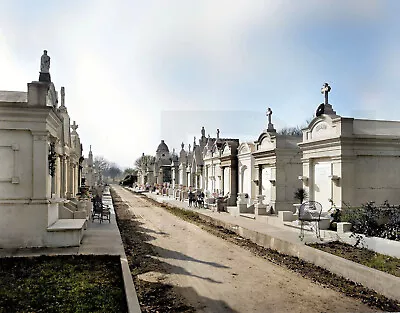 1895 Metairie Cemetery New Orleans 11 X 14  Photo Print • $16.96