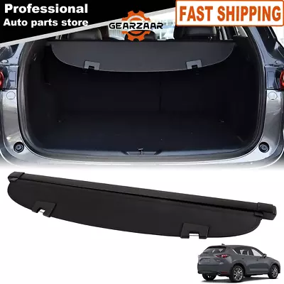 For 2017 2018 2019 2020 2021-2023 Mazda CX-5 Trunk Cargo Cover Retractable Black • $62.99