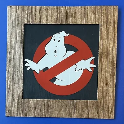 Vintage GHOSTBUSTERS Fair Glass Mirror Carnival Prize 80’s Size 8”x8” • $24.99