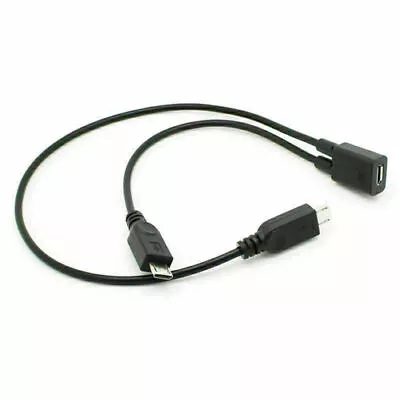 Chenyang 2 Micro USB Male To Micro USB Female Splitter Extension Charge Cable • $6.22