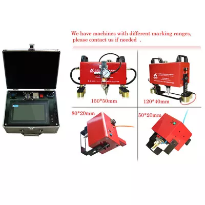 7  Touch Screen Pneumatic Dot Peen Marking Machine VIN Code Engraving Machine • £988