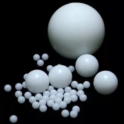 White Solid POM Plastic Polyoxymethylene Balls 2mm To 44.45mm Bearing Balls • $144