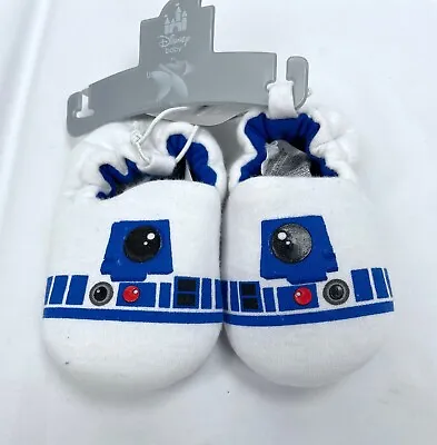 NWT Disney Store Baby Star Wars R2D2 Robot White Costume Shoes  • $18